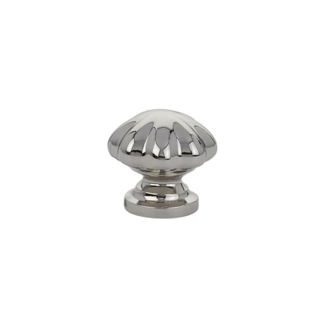 Emtek Traditonal Melon Cabinet Knob, 1" Diameter, Polished Nickel - 86121US14