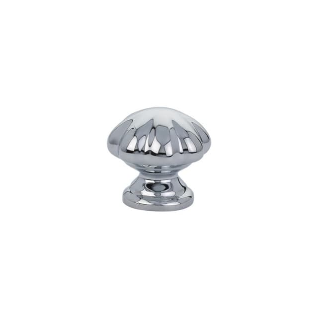 Emtek Traditonal Melon Cabinet Knob, 1" Diameter, Polished Chrome - 86121US26