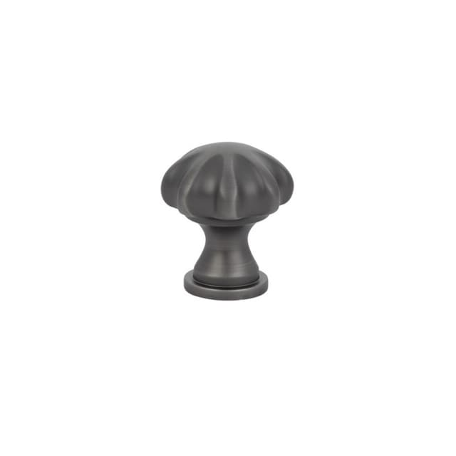 Emtek Traditonal Melon Cabinet Knob, 1-1/4" Diameter, Pewter - 86122US15A