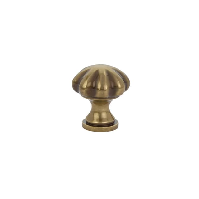 Emtek Traditonal Melon Cabinet Knob, 1-1/4" Diameter, French Antique - 86122US7
