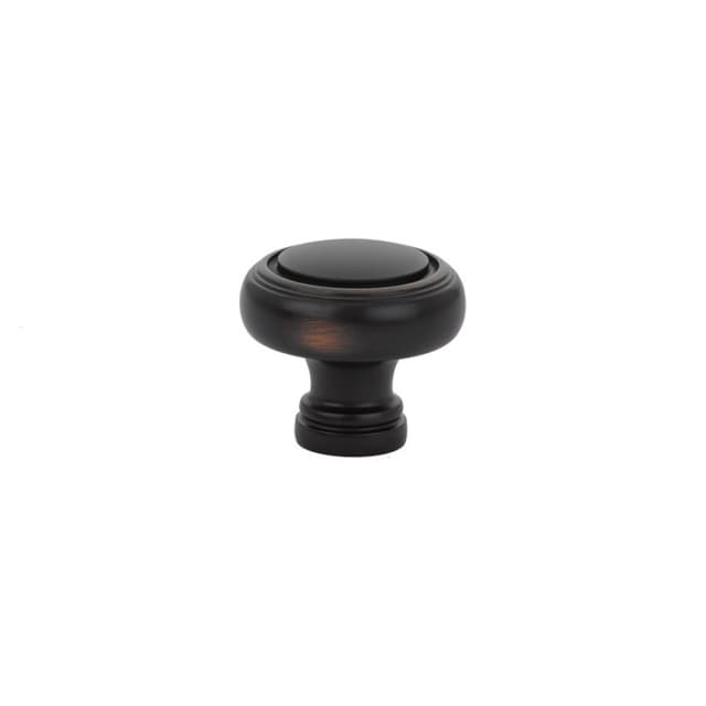 Emtek Traditional Norwich Knob, 1-1/4" Diameter, Oil Rubbed Bronze - 86610US10B