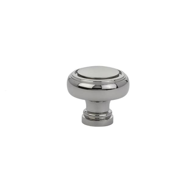 Emtek Traditional Norwich Knob, 1-1/4" Diameter, Polished Nickel - 86610US14