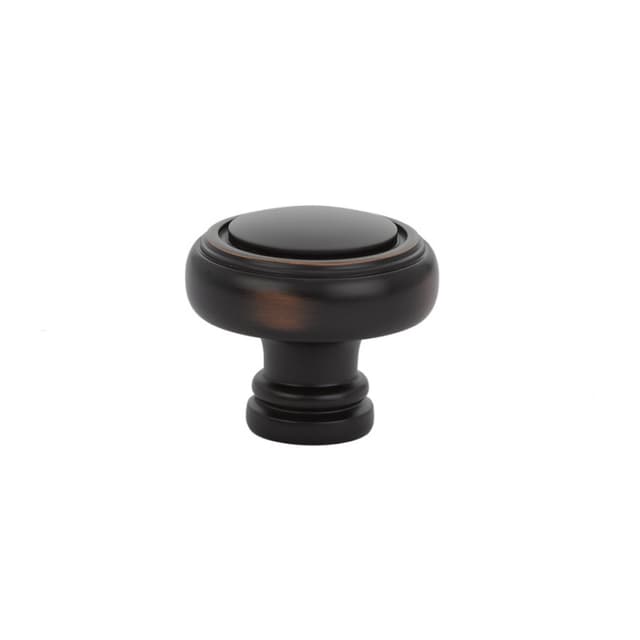Emtek Traditional Norwich Knob, 1-5/8" Diameter, Oil Rubbed Bronze - 86611US10B