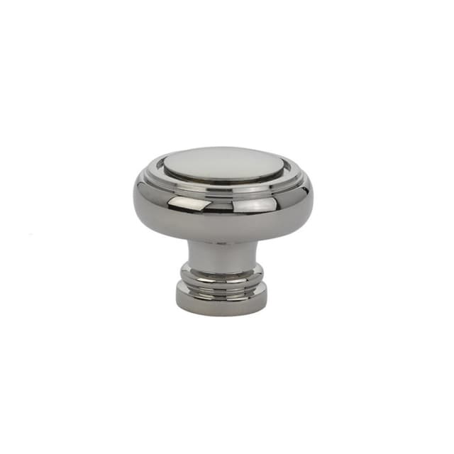 Emtek Traditional Norwich Knob, 1-5/8" Diameter, Polished Nickel - 86611US14