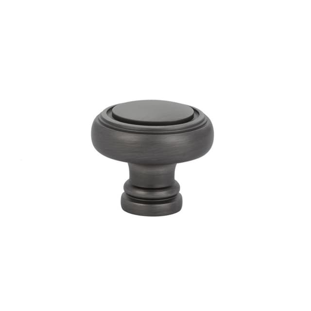 Emtek Traditional Norwich Knob, 1-5/8" Diameter, Pewter - 86611US15A