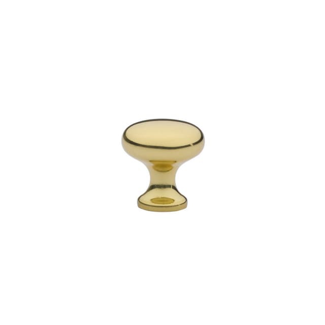 Emtek Traditional Providence Cabinet Knob, 1" Diameter, Polished Brass - 86013US3