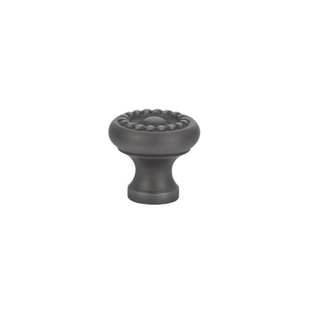 Emtek Traditional Rope Knob, 1" Diameter, Pewter - 86112US15A