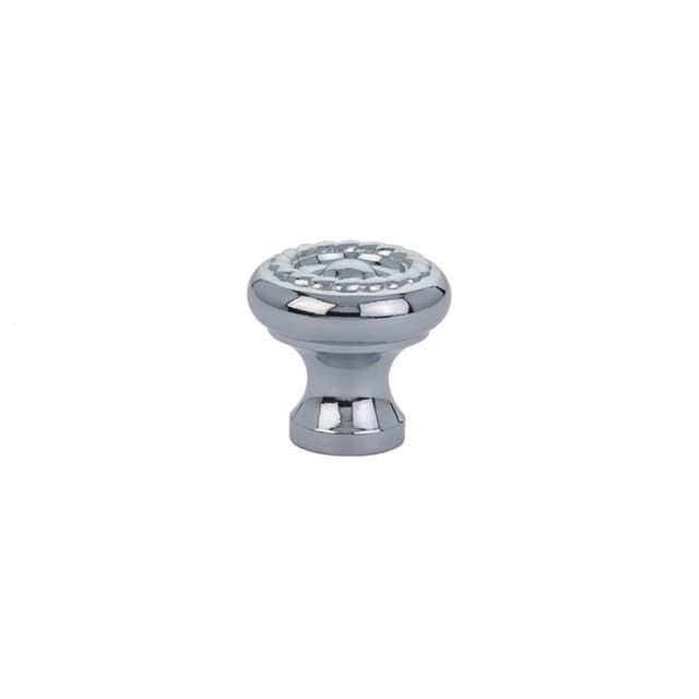 Emtek Traditional Rope Knob, 1" Diameter, Polished Chrome - 86112US26