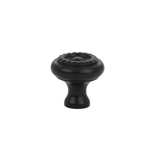 Emtek Traditional Rope Knob, 1-1/4" Diameter, Oil Rubbed Bronze - 86113US10B