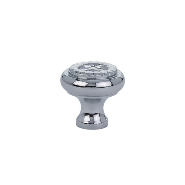 Emtek Traditional Rope Knob, 1-1/4" Diameter, Polished Chrome - 86113US26