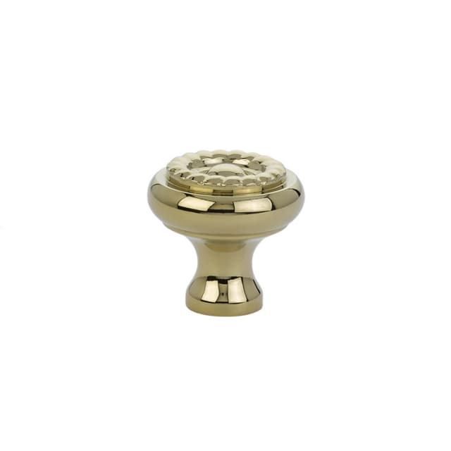 Emtek Traditional Rope Knob, 1-1/4" Diameter, Polished Brass - 86113US3