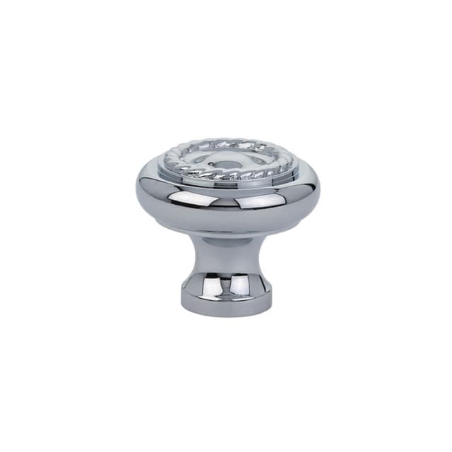Emtek Traditional Rope Knob, 1-3/4" Diameter, Polished Chrome - 86202US26