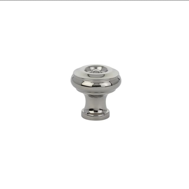 Emtek Traditional Waverly Knob, 1" Diameter, Polished Nickel - 86114US14