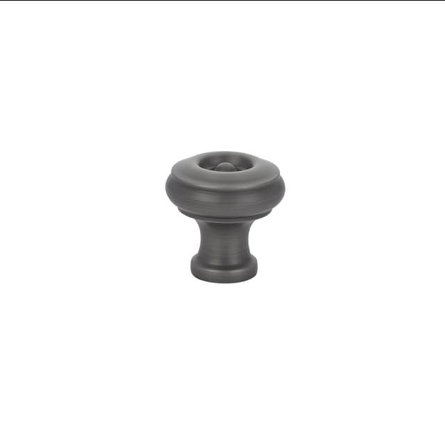 Emtek Traditional Waverly Knob, 1" Diameter, Pewter - 86114US15A