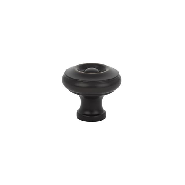 Emtek Traditional Waverly Knob, 1-1/4" Diameter, Oil Rubbed Bronze - 86115US10B