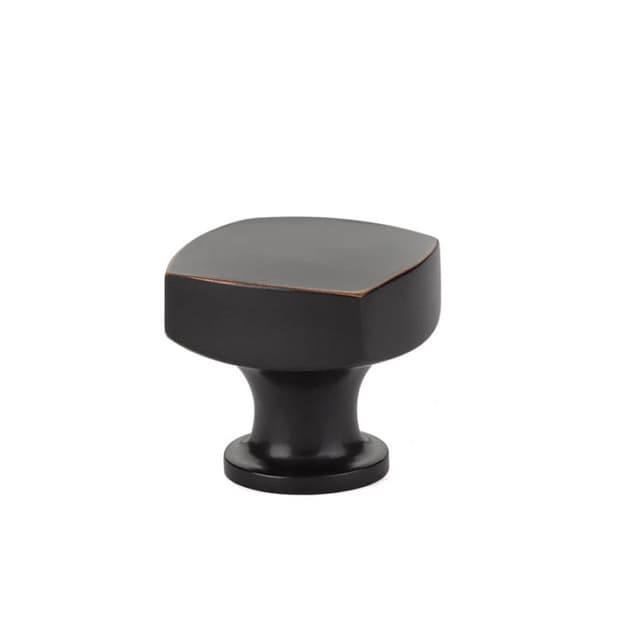 Emtek Urban Modern Freestone Knob, 1-1/4" Diameter, Oil Rubbed Bronze - 86450US10B