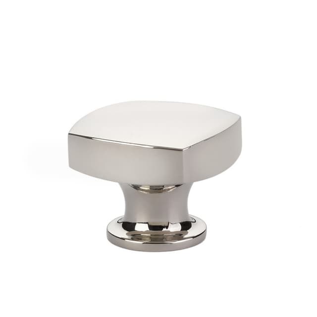 Emtek Urban Modern Freestone Knob, 1-1/2" Diameter, Polished Nickel - 86451US14