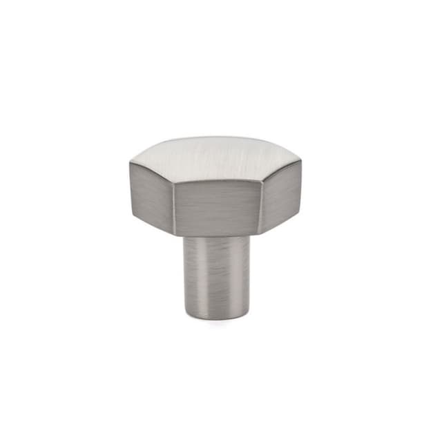 Emtek Urban Modern Mod Hex Knob, 1-1/8" Diameter, Satin Nickel - 86457US15