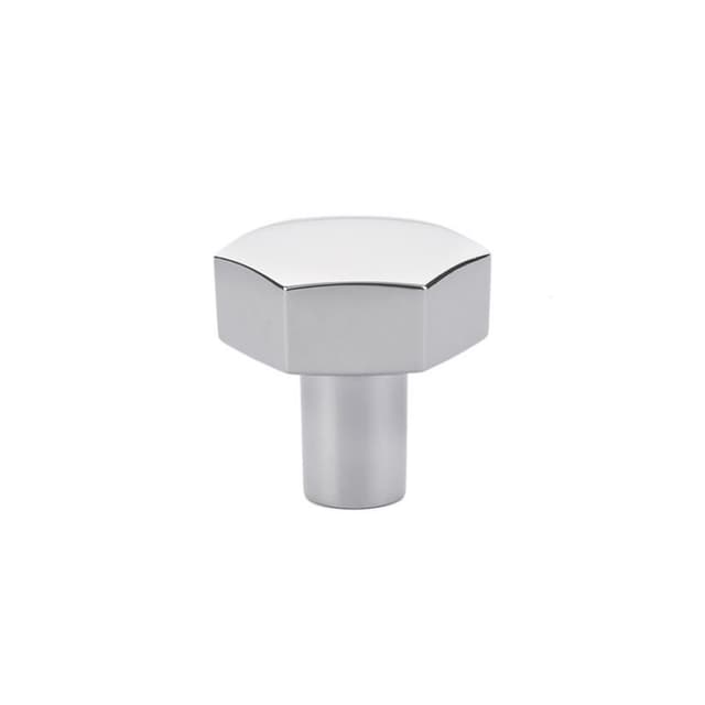 Emtek Urban Modern Mod Hex Knob, 1-1/8" Diameter, Polished Chrome - 86457US26