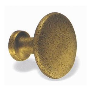 Colonial Bronze Quickship Series, Solid Brass Knob 1-1/16" Dia., Dull Bronze Finish