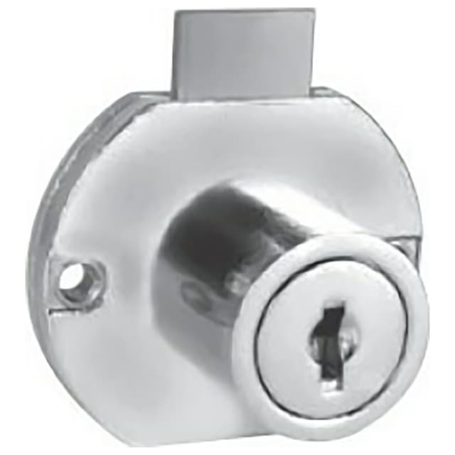 CompX National Disc Tumbler C8703 Dead Bolt, Bright Nickel