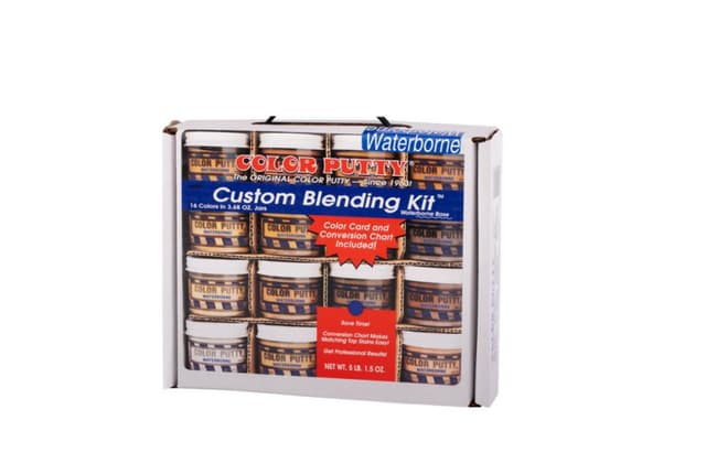 Color Putty Water Based Wood Filler Custom Blend Kit