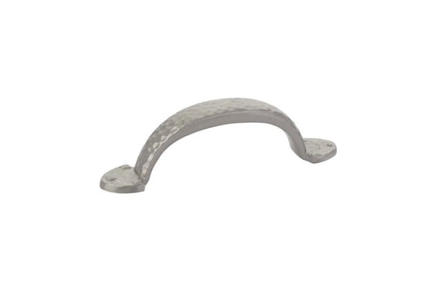 Emtek Arts & Crafts Hammered Pull, 3"CC, Satin Nickel - 86046US15