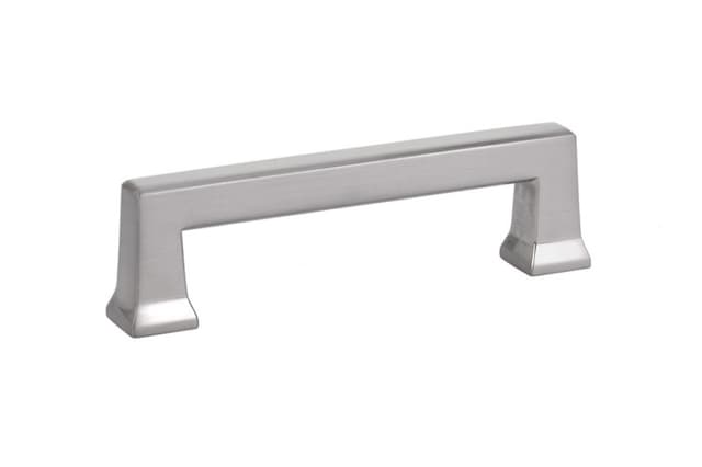 Emtek Art Deco ALEXANDER Pull, 3-1/2"CC, Satin Nickel - 86424US15