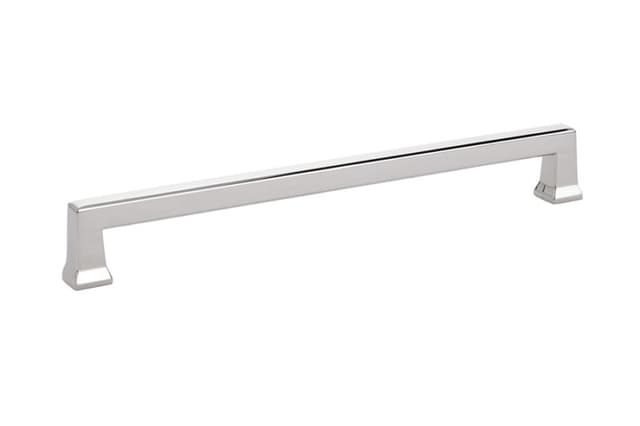 Emtek Art Deco ALEXANDER Pull, 8"CC, Polished Nickel - 86427US14