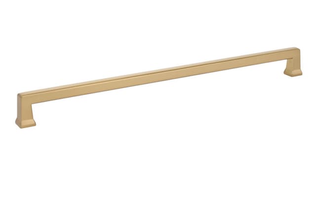 Emtek Art Deco Alexander Pull, 12"CC, Satin Brass - 86479US4