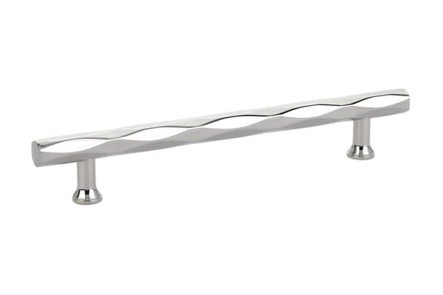 Emtek Art Deco TRIBECA Pull, 6"CC, Polished Nickel - 86430US14
