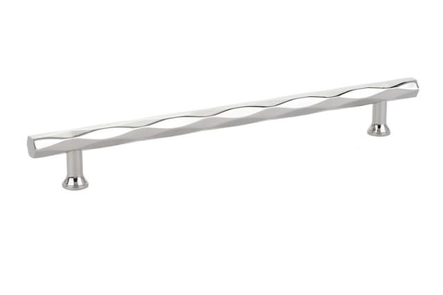 Emtek Art Deco TRIBECA Pull, 8"CC, Polished Nickel - 86431US14