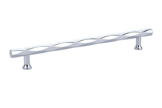 Emtek Art Deco TRIBECA Pull, 8"CC, Polished Chrome - 86431US26