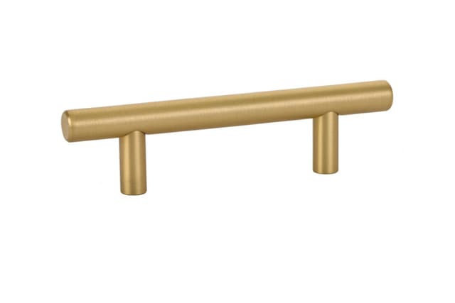 Emtek Contemporary Bar Pull, 3"CC, Satin Brass - 86358US4