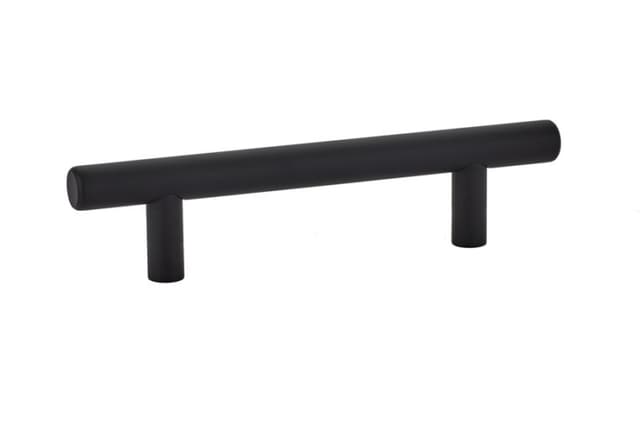 Emtek Contemporary Bar Pull, 3-1/2"CC, Flat Black - 86359US19