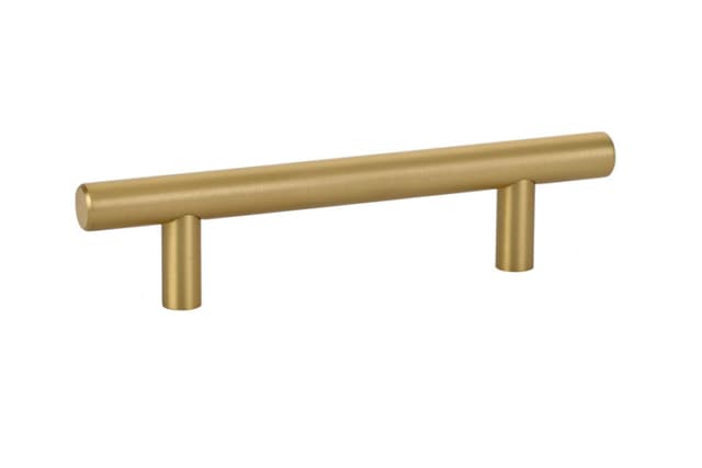 Emtek Contemporary Bar Pull, 3-1/2"CC, Satin Brass - 86359US4