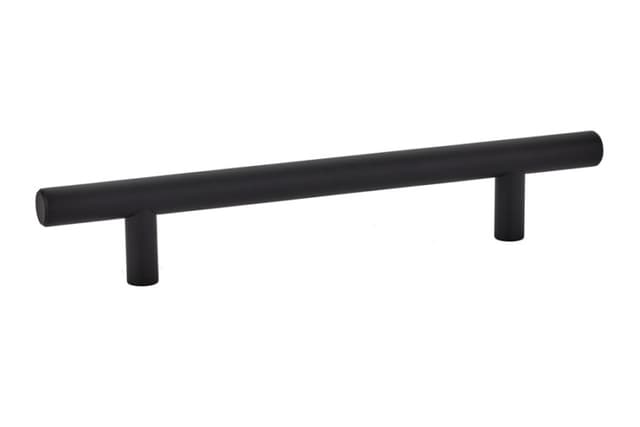 Emtek Contemporary Bar Pull, 5"CC, Flat Black - 86361US19