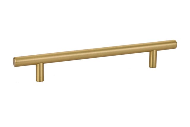 Emtek Contemporary Bar Pull, 6"CC, Satin Brass - 86362US4