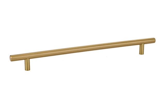 Emtek Contemporary Bar Pull, 10"CC, Satin Brass - 86364US4