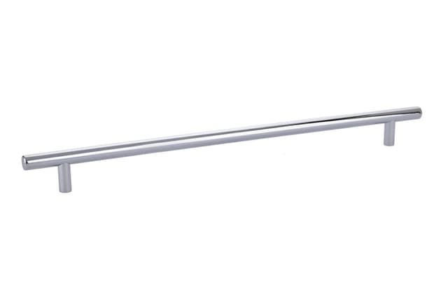 Emtek Contemporary Bar Pull, 12"CC, Polished Chrome - 86365US26