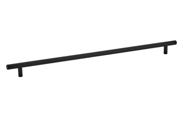Emtek Contemporary Bar Pull, 16"CC, Flat Black - 86366US19