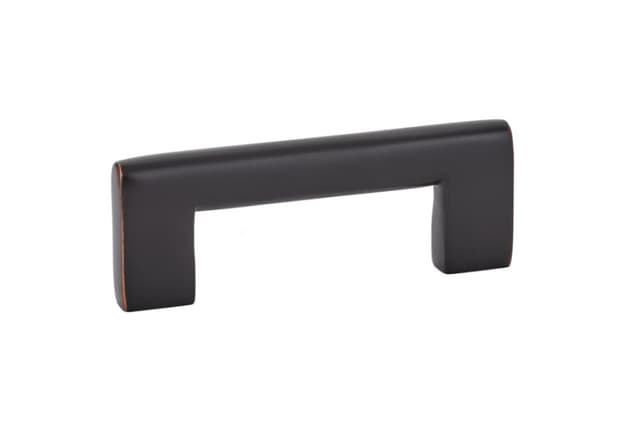 Emtek Contemporary Trail Pull, 3"CC, Oil Rubbed Bronze - 86161US10B