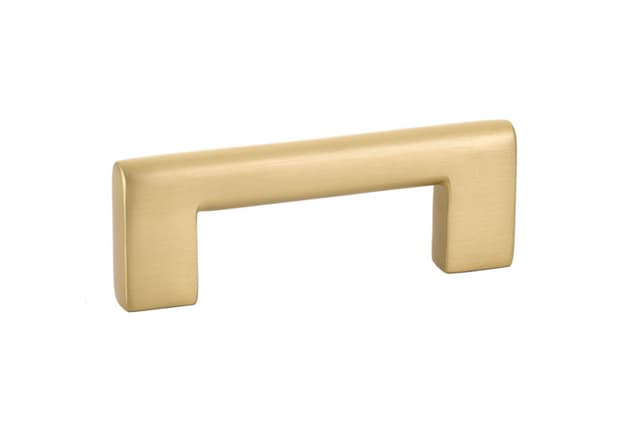 Emtek Contemporary Trail Pull, 3"CC, Satin Brass - 86161US4