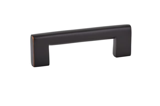 Emtek Contemporary Trail Pull, 3-1/2"CC, Oil Rubbed Bronze - 86162US10B