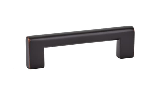 Emtek Contemporary Trail Pull, 4"CC, Oil Rubbed Bronze - 86163US10B