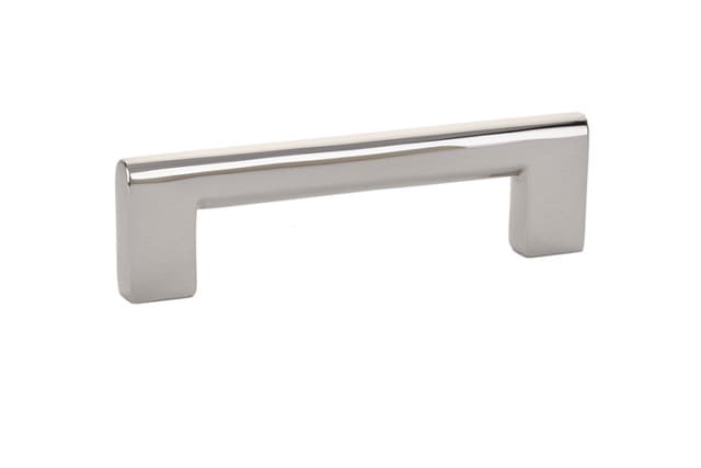 Emtek Contemporary Trail Pull, 4"CC, Polished Nickel - 86163US14