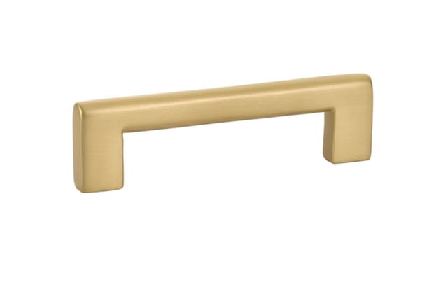 Emtek Contemporary Trail Pull, 4"CC, Satin Brass - 86163US4