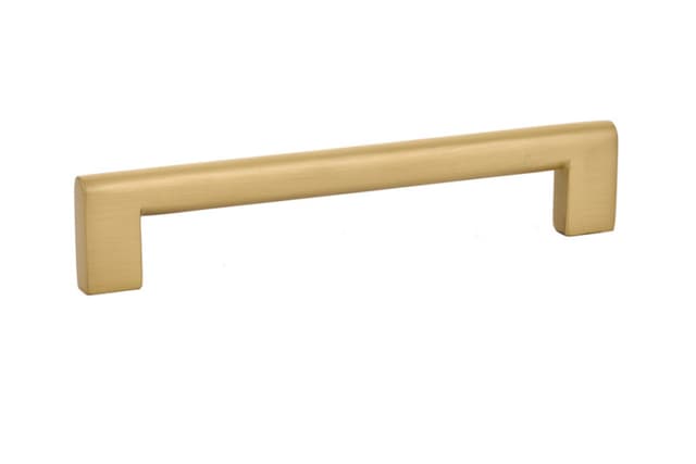 Emtek Contemporary Trail Pull, 6"CC, Satin Brass - 86164US4
