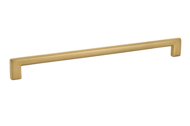 Emtek Contemporary Trail Pull, 12"CC, Satin Brass - 86166US4