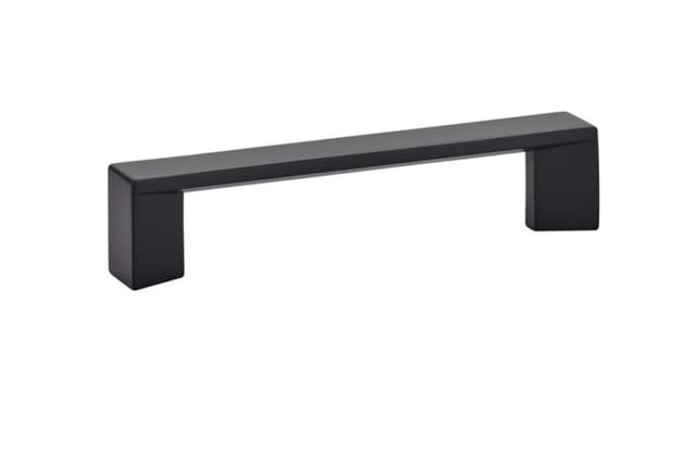 Emtek Contemporary Trinity Pull, 4"CC, Flat Black - 86265US19
